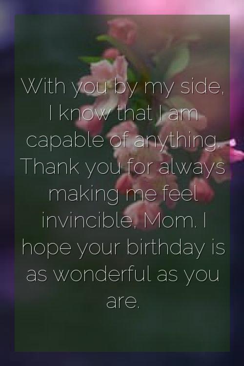 best wishes for birthday to mom